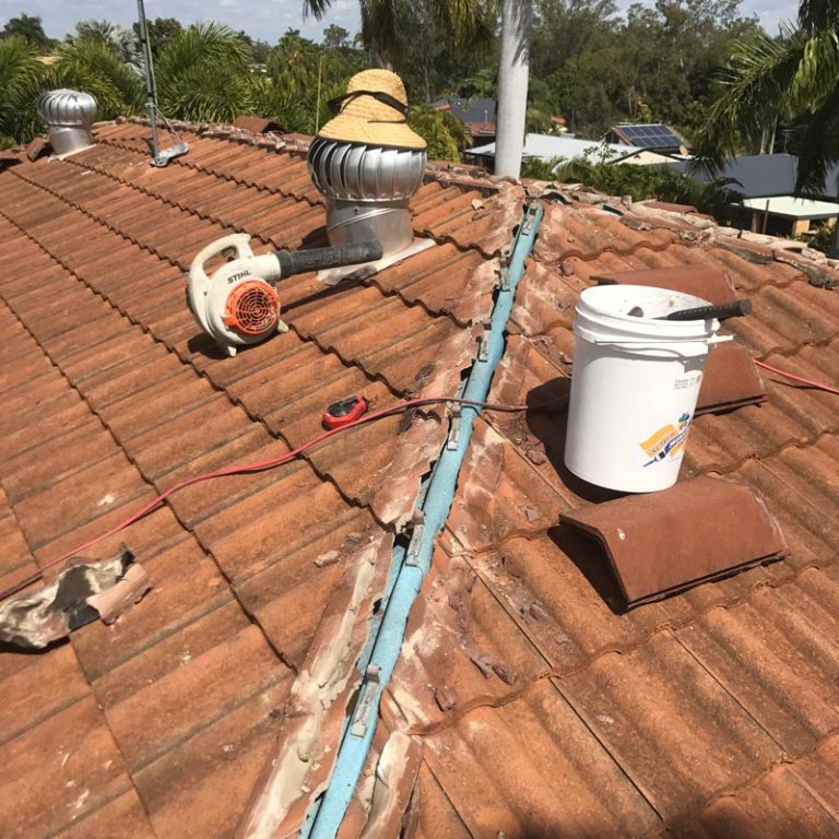 Old roof repairs